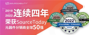 Sourceability荣获2022年SourceToday“全球最佳电子分销商50强”称号(图3) Sourceability荣获2022年SourceToday“全球最佳电子分销商50强”称号(图3)