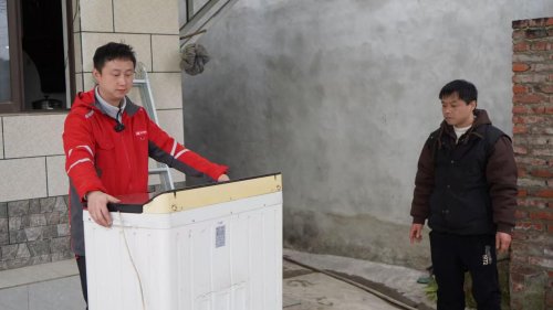 2026国补乡村第一单落地京东 洗衣机送装拆取一次完成(图3)