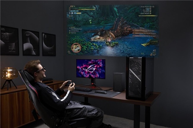 ROG携显示器新品超神27 二代与AR眼镜亮相CES 2026，开启沉浸式游戏新纪元(图5)