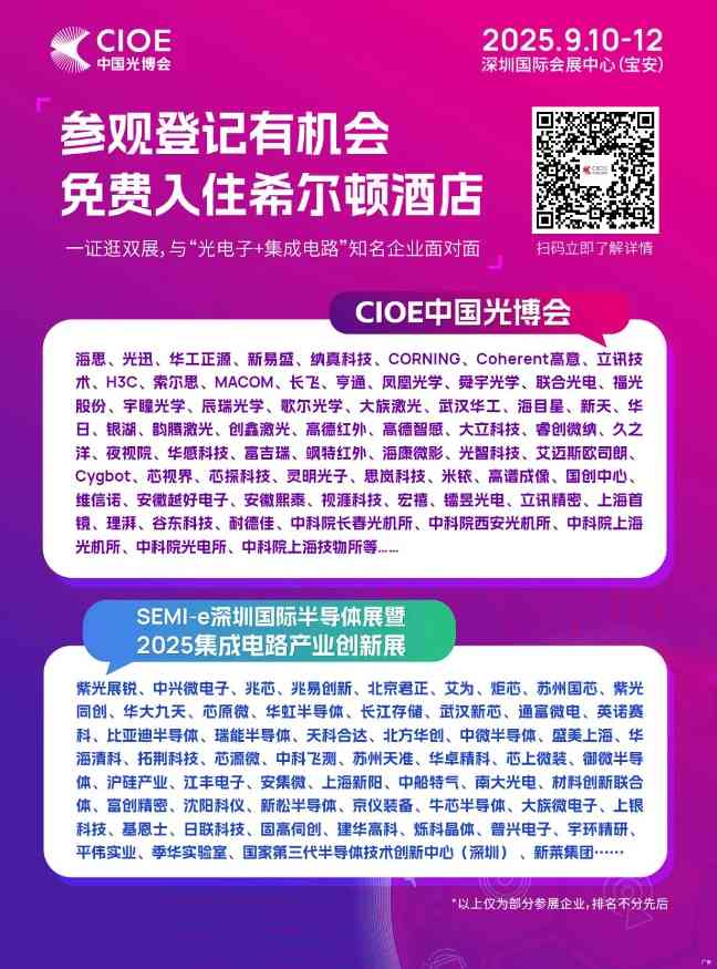 开展在即｜速领30万㎡双展入场证件，还有机会免费入住希尔顿！